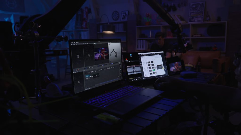 U-MOCO cinematic control environment for previewing robot movement